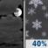Wednesday Night: Mostly Cloudy then Chance Rain And Snow