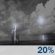 Tuesday Night: A slight chance of showers and thunderstorms. Partly cloudy, with a low around 61. Tuesday Night: Slight Chance Showers And Thunderstorms