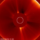 Latest LASCO C2 image of the Sun
