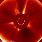 Latest LASCO C2 image of the Sun