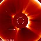 Latest LASCO C2 image of the Sun
