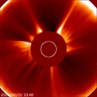 Latest LASCO C2 image of the Sun
