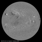Latest SDO/HMI Magnetogram image of the Sun