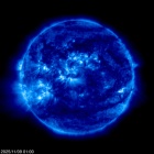 Click for time-lapse image of the sun