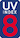 uv 8.0index rounded